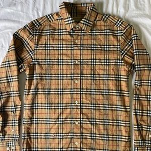 Burberry men’s check shirt